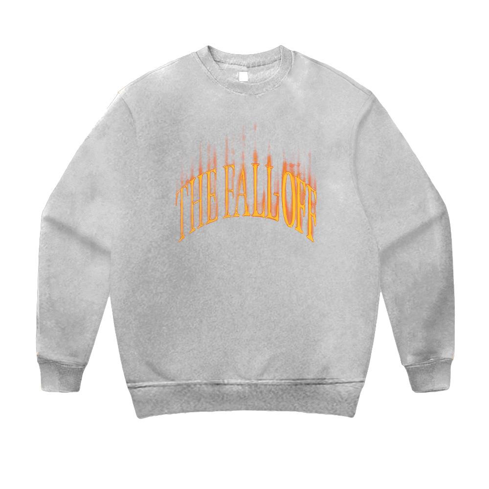 

Funny J. Cole THE FALL OFF Album Graphic Crewneck Shirts Hip Hop Harajuku Men Women Loose Hoody Sweatshirt Fashion Design Streetwear L сірий