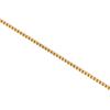 18K Gold Necklace with Venetian 45cm [Fairy Carret] Chain, (Heart-Shaped Adjuster, 0.7mm Width, Approx. 1.8g)