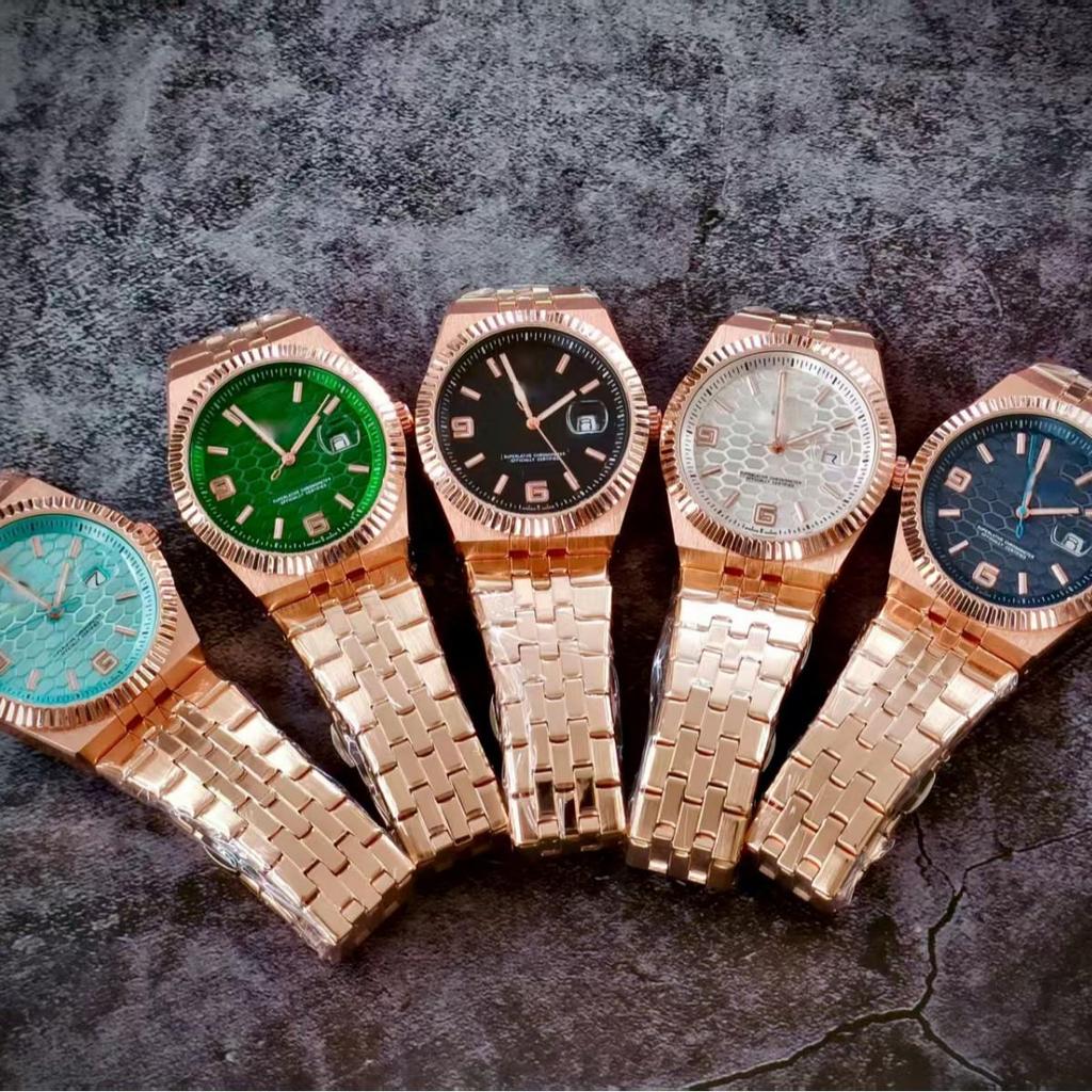 Men's Sport Quartz Watch with Tourbillon Design and Date Display