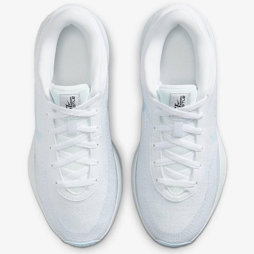 Nike Hustle Academy EP Size G.T. (White/Pure Platinum/Glacier Blue) FJ7808-101, 26.0cm
