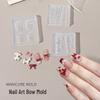 High Transparency 3D Bow Mold for Nail Art - Easy Demolding Silicone DIY Tool