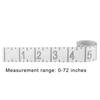 72inch Fish Measuring Tape Waterproof Fish Ruler Sticker Decals Clear Self Adhesive Fish Ruler for Boats Fishing Rod