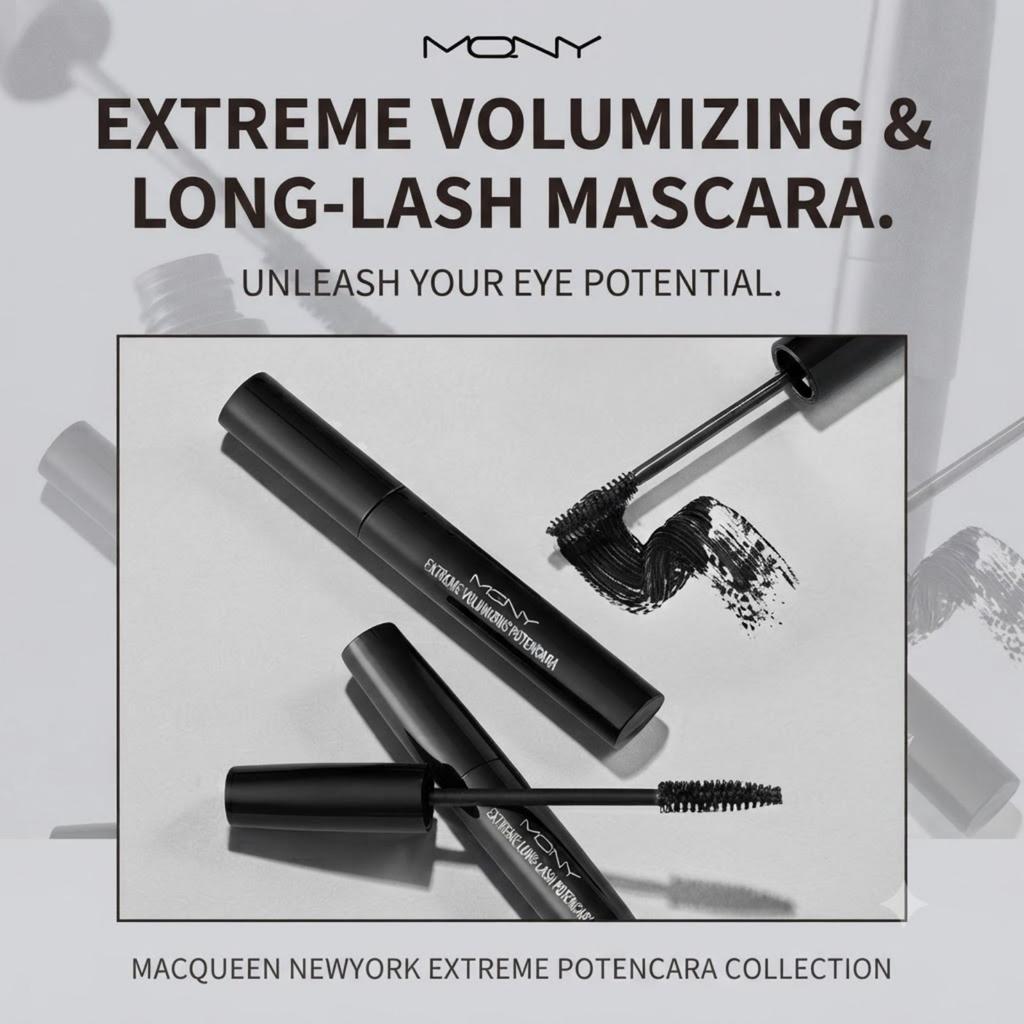 McQueen New York Extreme Potencara Mascara #01 Volume Black 8g