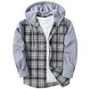 Men's Casual V-neck Knitted Fitted Shirt Jacket