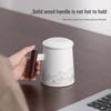 Shangyanfang Mutton Fat Jade Porcelain Tea Infuser Office Cup