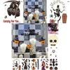 Versatile Classic Halloween Party Diy Witch Stickers Skeleton Ghost Window Wall Decals Decor