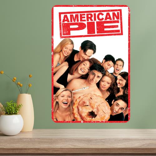 

American Pie Classic Movie Metal Poster Sign 20x30cm（7.8x11.8inch）