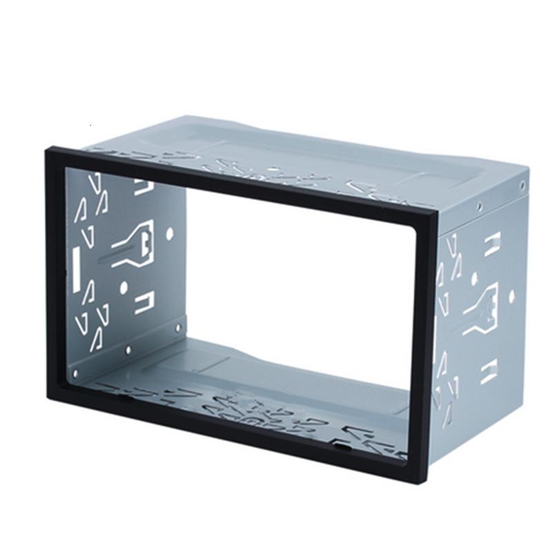 2Din Stereo Radio Cage Frame Unit Universal DVD Player Box Fascia Panel Plate Case Audio Dash Mounting Frame Kit Accessories