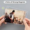 Akryl Fotoramme Fotoramme Utstilling Bilderamme Magnetisk Brakett Fotoramme Stativ