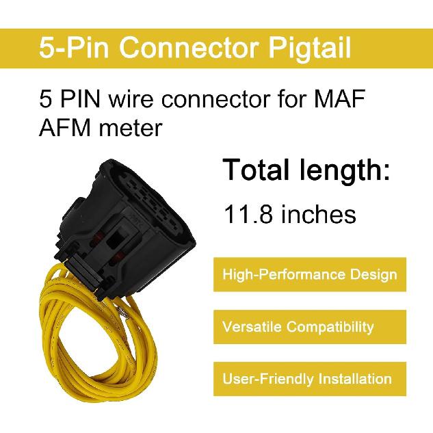 Air Flow Maf 5-Pin Connector Pigtail Compatible with TOYOTA SCION LEXUS Tundra FRSA