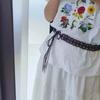 Adjustable Beaded Waist Chain Coffee Retro Tassel Waist Chain Coconut Shell Woven Belt  Cool Girls
