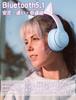 KKYOYRE Cat Ear Bluetooth Wireless Headphones with LED Wired and Wireless Rainbow Color Sparkling Japanese Instruction Manual Adjustable Soft Perfect
