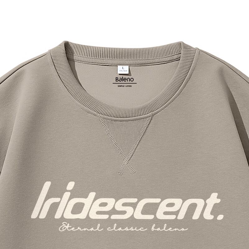 Baleno Unisex American Style Loose-Fit Round Neck Sweatshirt