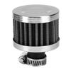 13mm 0.5in Mini Air Intake Filter Vent Crankcase Breather Universal Car Accessory argent