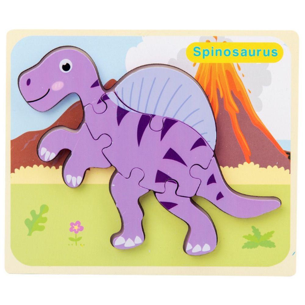 Matching Toddlers/Children/Girls Toys Jigsaw 3D Animal Wood Cartoon ...