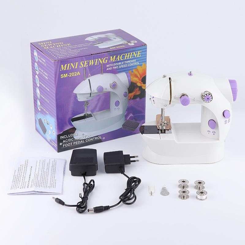 

Multi-functional Electric Sewing Machine 202 with Light, Household Straight Stitch Sewing Machine 202 with Light and Cutter, AU Plug