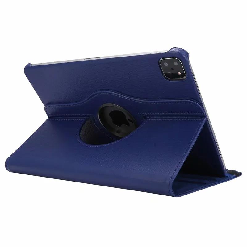 Tablet Case 360 Rotation Tablet Cover For IPad Air 2024 11 Inch 13 Inch Case M2 PU Leather Stand Funda For IPad Pro 11 13 Inch 2024 Cover M4