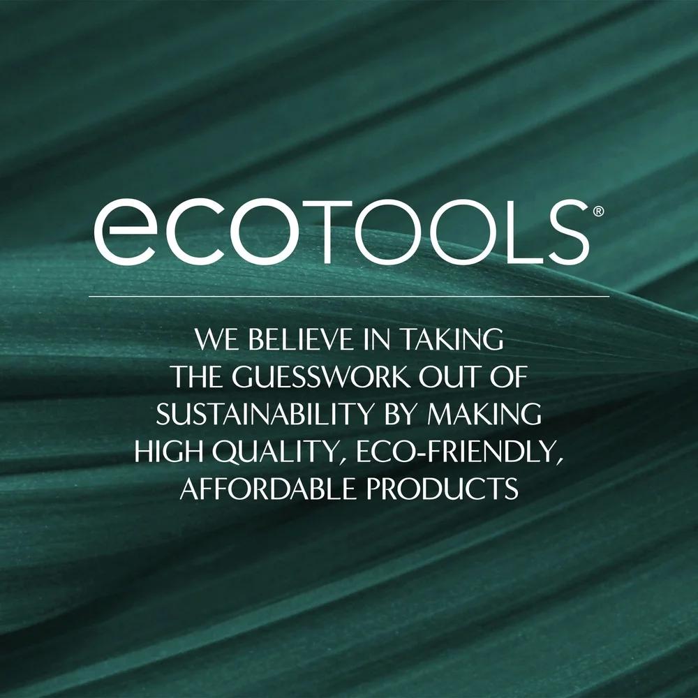 Daily Defined Eye Makeup Brush Kit 6 Piece Set Eco-Friendly Bamboo Handles Sustainable Makeup Brushes Liquid Cream Powder Travel