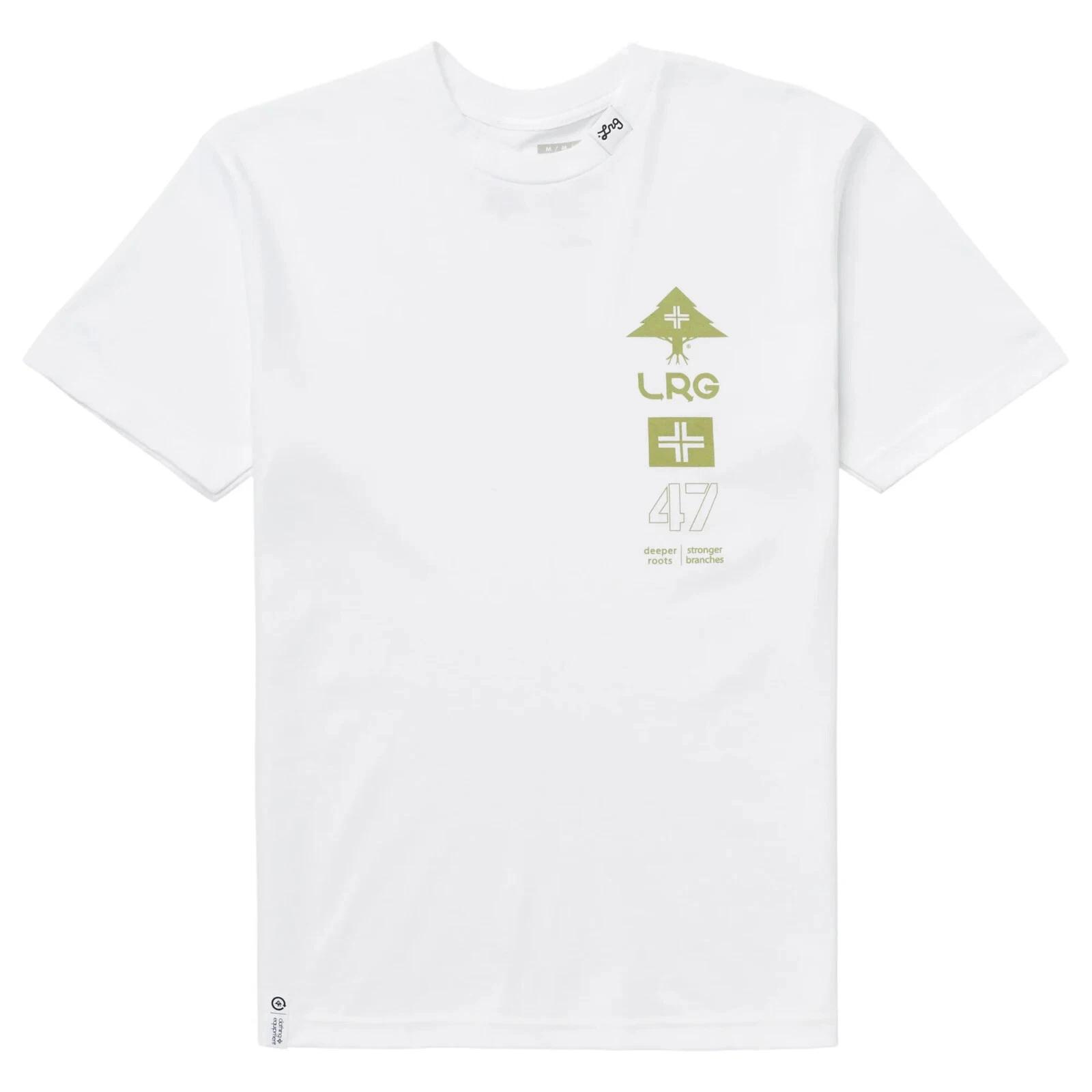 

Lifted Research Group Mens LRG Stron 47 Trees White Tee Shirt NWT Small XL