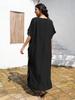 Plus Size Rayon Embroidered Beach Dress - Women's Sun Protection Cover-Up