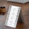 Grind Reference Card Coffee Grind Size Ruler Metal Grind Size Reference Card Essential Tools Gift for Coffee Enthusiasts