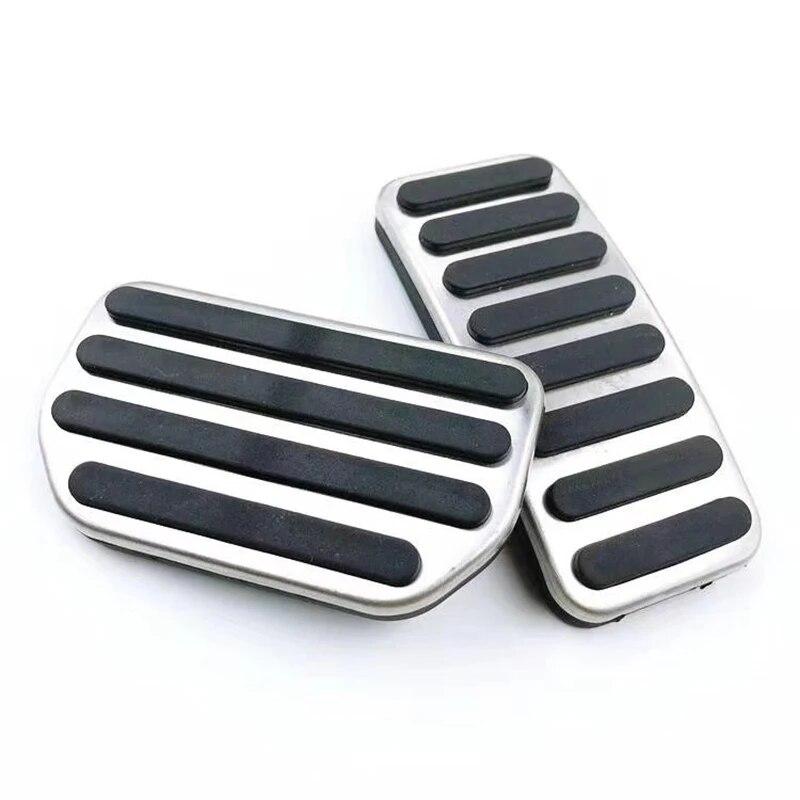 Stainless Car Accelerator Oil Pedal Brake Pedal Clucth Pedal Cover for Suzuki Vitara SX4 S-Cross Scross 2015 2016 2017 2018