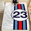 1PC Martini Racing Patterned Flannel Blanket Suitable For All Seasons for Home Decor Warmth and Comfort Gifts Holiday Present