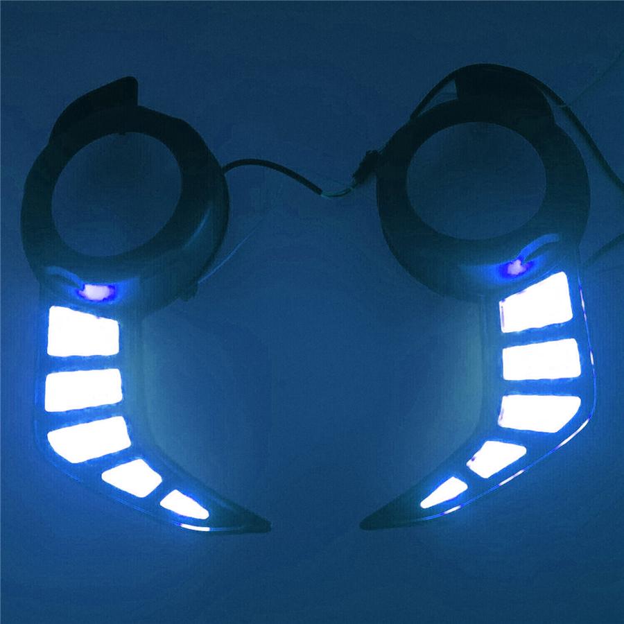 New DRL LED Daytime Running Light Fog Lamps Turn Signal For 14-22 Toyota 4Runner