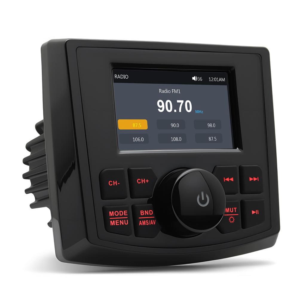 Boat Radio System Media Player Marine Radio MP5 Stereo 3 Inch Display Video Player Waterproof  Bluetooth-compatible Equipment
