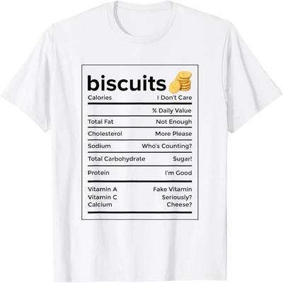 Kekse Nährwertangaben Lustiges Thanksgiving Weihnachten T-Shirt
