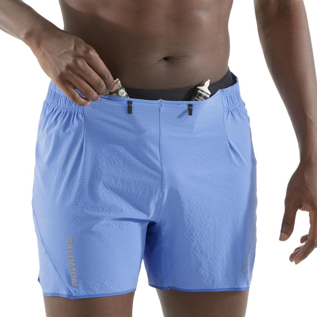 SALOMON Sense Aero 5 Fashion Versatile Comfortable Soft Casual Shorts Men Shorts Ultramarine C24709