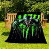 1PC Venom Outdoor Flannel Throw Blanket HD Printed Lightweight Soft Warm All Season Blanket for Sofa, Bed, Travel