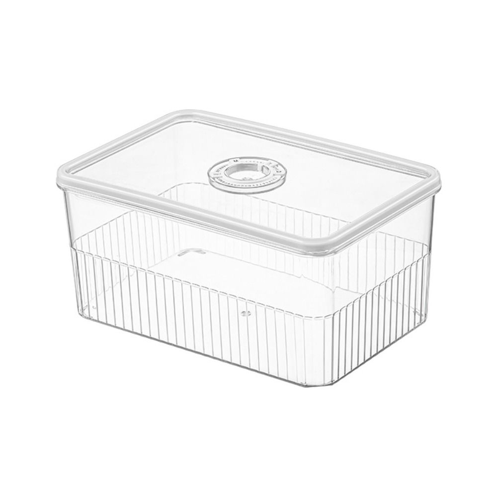 Plastic Refrigerator Storage Box Transparent Food Storage Containers Cabinets