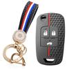 For Chevrolet Cruze Aveo S10 Axis Rawon P4 3 Buttons Silicone Remote Key Cover Holder Shell Case Key Protective Sheath Keychain
