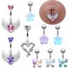 Belly Piercing Belly Rings Piercing Jewelry Stainless Steel Texture for Stylish Individuals Seeking Unique Accessories