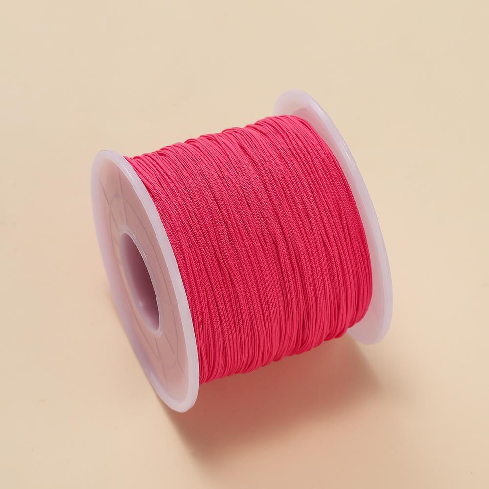 10m/Roll 0.6m #73 Nylon Thread Cord String for Jewelry Making Handmade Woven Rope Jade Thread Bracelet Necklace Handmade Craft