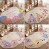 Bow Pattern Rugs for Bedroom Thick Plush Study Floor Mat Irregular Shape Living Room Decoration Carpet Fluffy Soft Cloakroom Rug