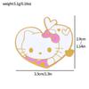 Soft Cute Sanrio Metal Badge Love Styling Kulomie Melody Jade Cinnamon Dog Alloy Brooch