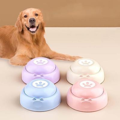 Recording Paw-shaped Pet Button Plastic Intelligent Dog Talking Buttons Interactive Candy Color Answering Button Pet
