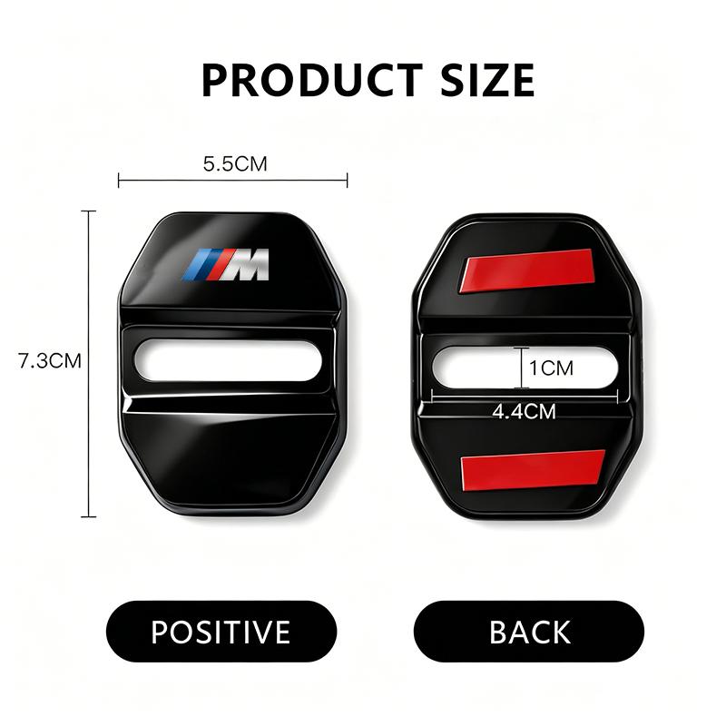 SNLL4 Car Door Lock Cover Stickers For BMW X1 X3 X4 X5 3 5 Series G05 G07 G11G22G26 G45 G20 G32 F48 G01 G02 G30 G60 Accessories