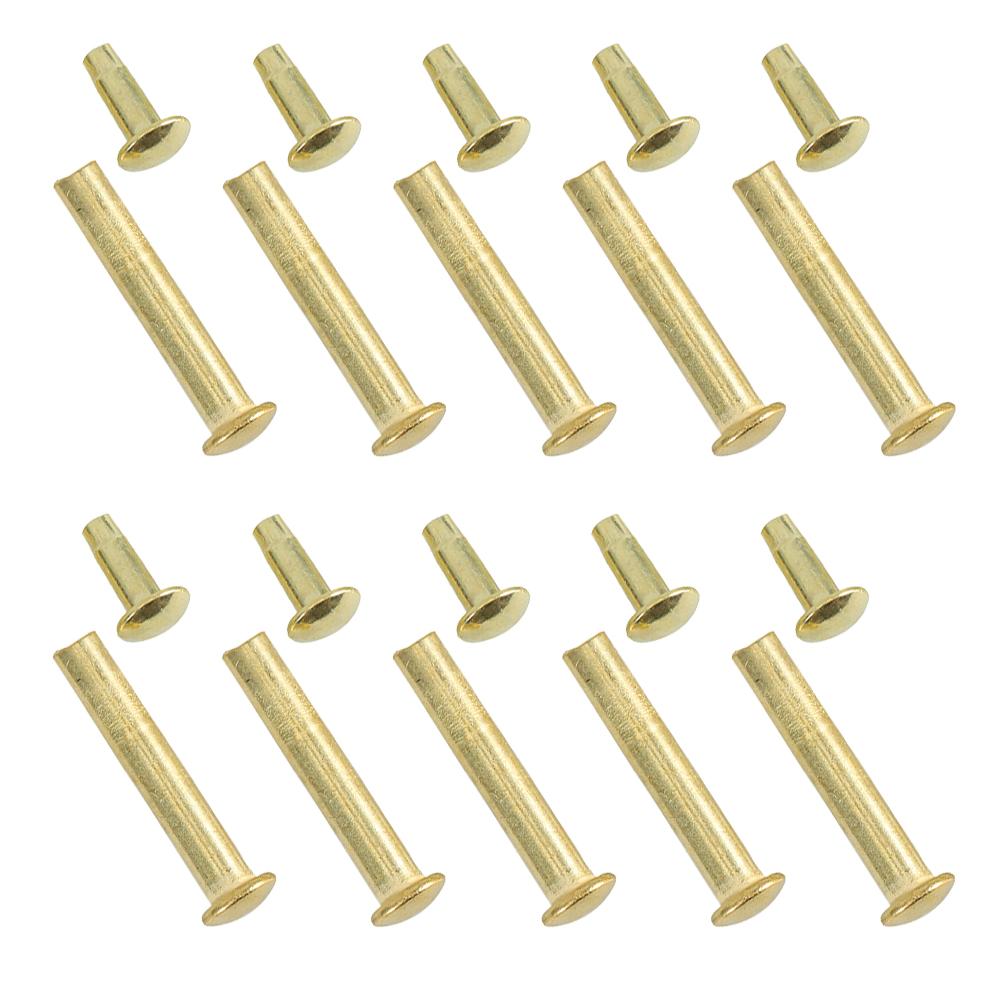 10 Juegos Accesorios para Uñas de Abanico Remaches de Acero Inoxidable Tuercas Piezas de Reparación de Abanico Plegable Eje Remaches Metálicos Abanicos Decorativos Decoración del Hogar