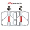 PROMEND M86 Aluminum Alloy Three-Bearing Bicycle Pedals for Mountain and Road Bikes