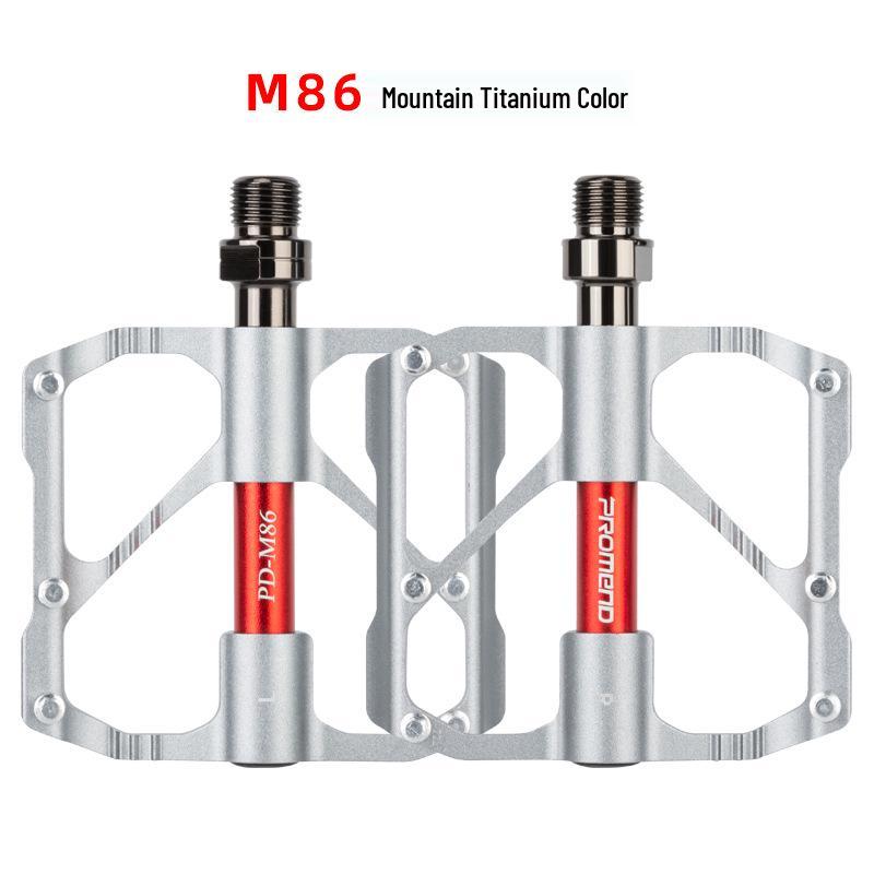 PROMEND M86 Aluminum Alloy Three-Bearing Bicycle Pedals for Mountain and Road Bikes