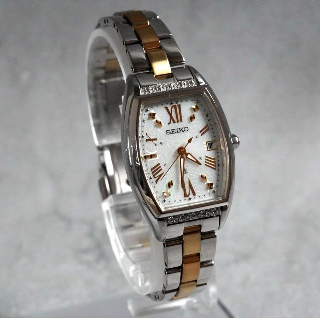 [USED] Ginza Model SEIKO Rukia Date Ladies' Watch Tonneau Limited Edition