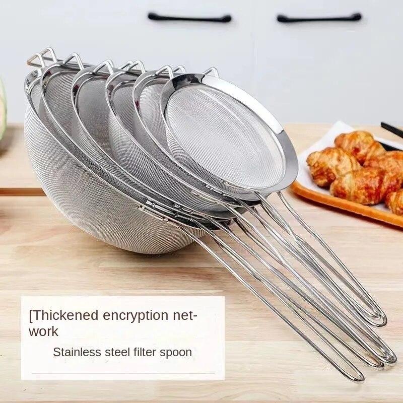 

201 масляный фильтр из нержавеющей стали, птичье гнездо, дуршлаг для кофе, сито для отделения яичного белка, сито для муки, инструмент для выпечки