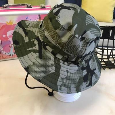 Student Hat Children's Sun Protection Outdoor Camouflage Hat Fishing Sun Protection Fisherman Hat Women's Hat