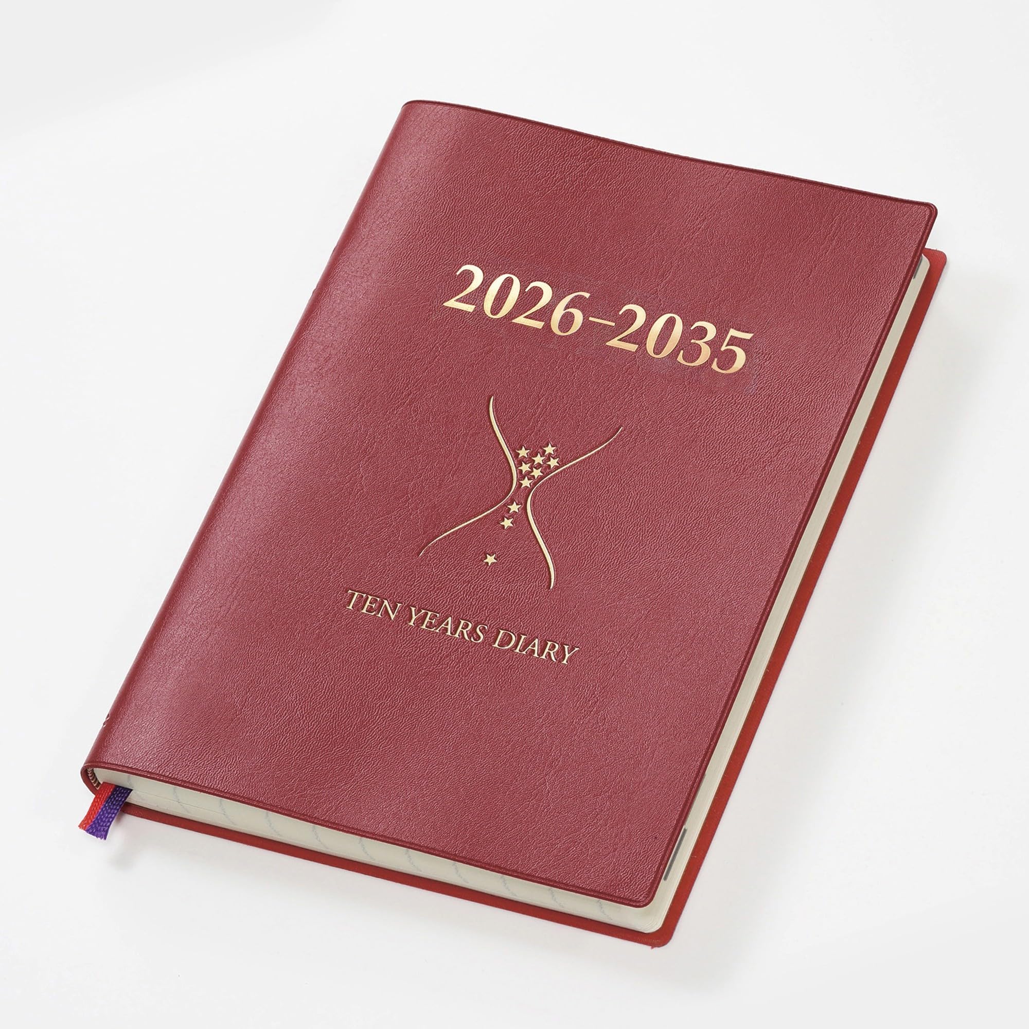 Ежедневник Ishihara Publishing 2026 Ежедневник Ishihara B5 Винно-красный N102602 ООО. 10-летний