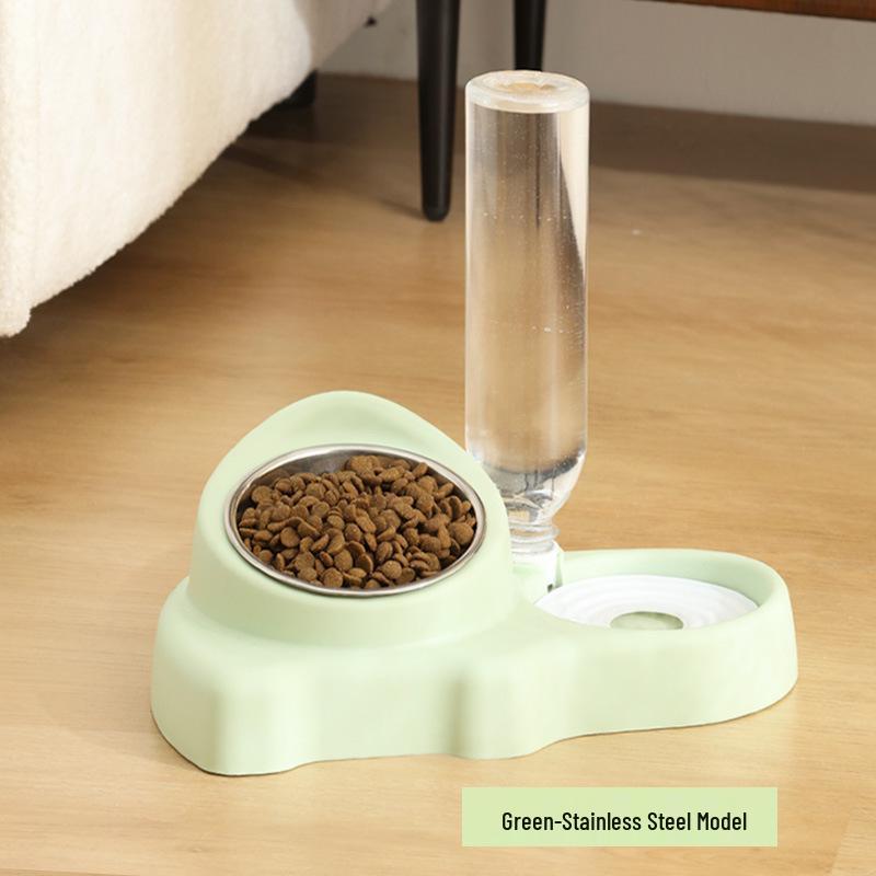 

Dual-Use Ceramic Pet Feeder & Water Dispenser for Cats and Dogs Boxed