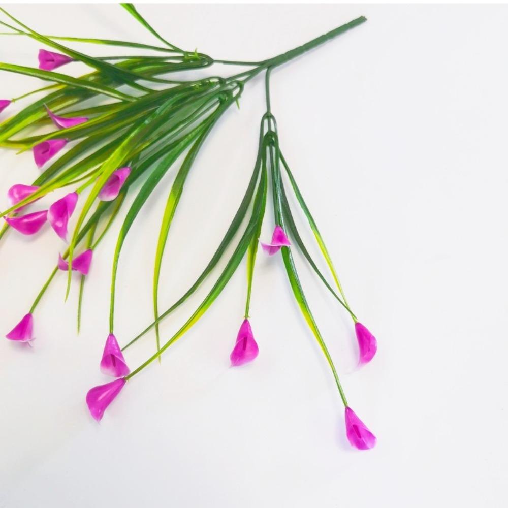 Floral Arrangement Mini Artificial Calla Wedding Lily Aquatic 25 Heads/Bouquet  Table Decoration