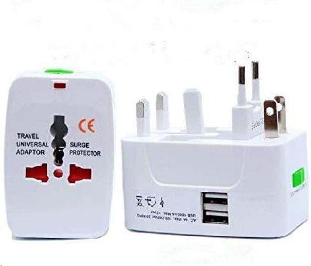 NEFUSI Outlet Converter International Outlet Converter Plug Travel 2 USB O Types Adapter, Converter, Adapter, Ports, A, B, BF, C,